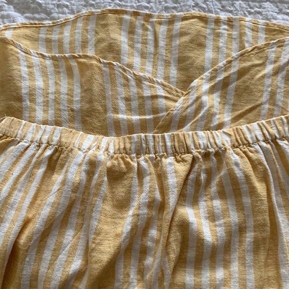 Ellen Tracy Marigold wrap skirt NWT size Large linen - Picture 10 of 10